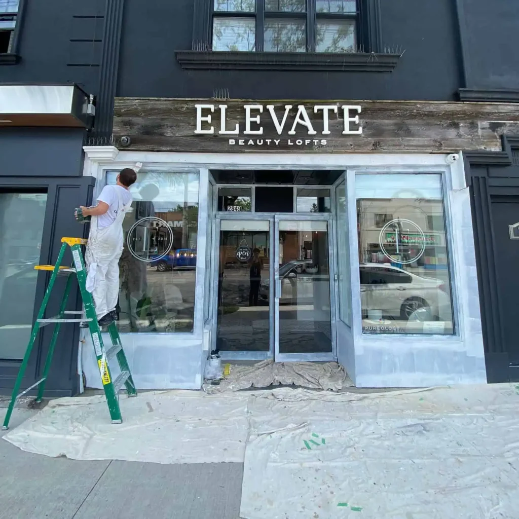 Elevate entrance painting