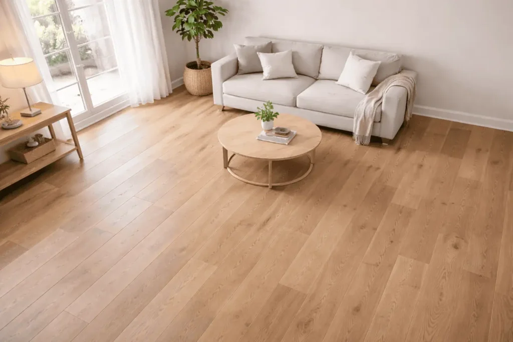 White oak engineered hardwood